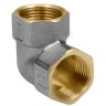 Угольник латунь никель Ду 20 (3/4") ВР/ВР 9001 ГОСТ 32585-2013 Aquasfera 9001-02