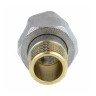 Соединитель латунь никель американка Ду 32 (1 1/4") прямой ВР/НР 9013 ГОСТ 32585-2013 Aquasfera 9013-04