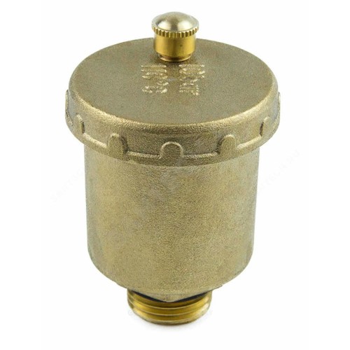 Воздухоотводчик автоматический латунь 5003 Ду 15 Ру10 G1/2" НР прямой Aquasfera 5003-01