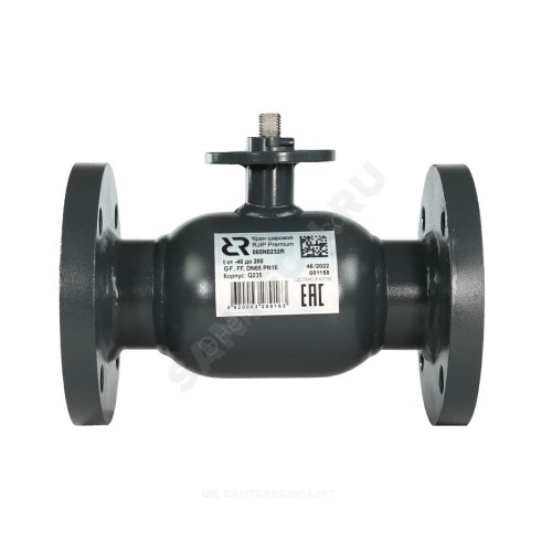 Кран шаровой сталь Jip-R Premium FF Ду 100 Ру25 фл под электропривод ISO F07 Ридан 065N0342R