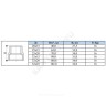 Муфта латунь никель переходная Ду 20х15 (3/4"х1/2") ВР/ВР SantechSystems