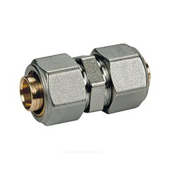 Муфта МП латунь обжим Дн 16 R560AM Giacomini R560MX048