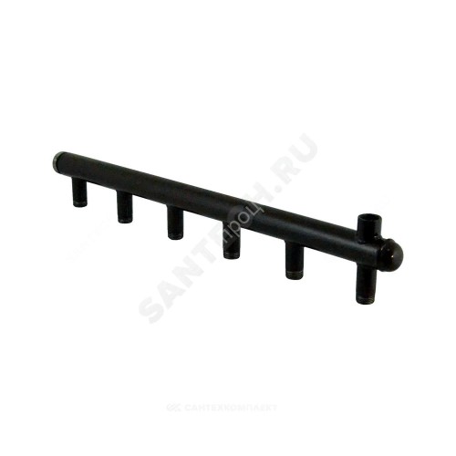 Коллектор сталь Ду 25 1" НР на 4 вых 1/2" НР м/о 100мм Элит-Металл 1079-ст