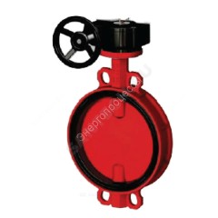 Затвор дисковый поворотный чугун VPI4448R-08EP Ду 50 Ру16 межфл с редуктором диск чугун манжета EPDM Tecofi VPI4448R-08EP0050