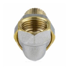 Соединитель латунь никель американка Ду 32 (1 1/4") угловой ВР/НР 9015 ГОСТ 32585-2013 Aquasfera 9015-04