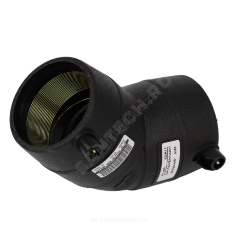 Отвод электросварной ПЭ100 Дн 125х45гр Ру16 SDR11 SMART JOINT EFL4125A