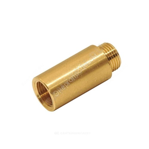 Удлинитель латунь Ду 15 (1/2") L=60мм ВР/НР Апогей 312043