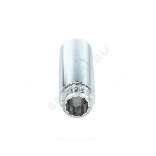 Удлинитель латунь хром Ду 15 (1/2") L=10мм ВР/НР 9031 Aquasfera 9031-01