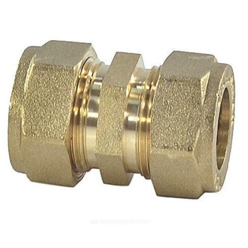 Муфта латунь 20A обжим STAHLMANN SSWL20/200BEF