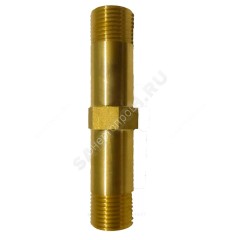 Удлинитель латунь Ду 15 (1/2") L=100мм НР Апогей 312051