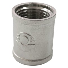 Муфта латунь никель Ду 32 (1 1/4") ВР VALFEX VF.170.N.114