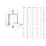 Втулка спигот ПЭ100 под фланец Дн 63 (D1 75мм) Ру16 SDR11