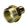 Муфта для PE-X труб радиальная латунь Дн 25х1/2" НР РОС