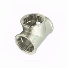 Тройник латунь никель Ду 40 (1 1/2") ВР/ВР SantechSystems