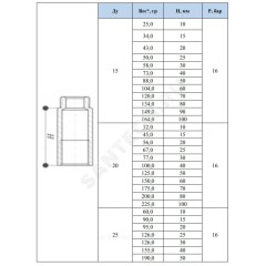 Удлинитель латунь хром Ду 20 (3/4") L=50мм ВР/НР SantechSystems