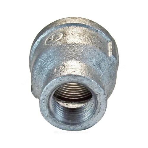 Муфта переходная чугун оц Ду 40х15 (1 1/2"х1/2") ВР Fittex PLUS