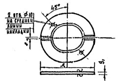 Накладка НТС 62-91-32 159х4,5/920х6 Ст.20 Т94.139 Серия 4.903-10 в.1