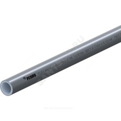 Труба PE-Xa/EVOH серая Дн 63х8,6 Ру10 Тмакс=95C L=6м flex Рехау 11304303006