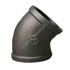 Угольник чугун Ду 20 (3/4") ВР/ВР 45гр Fittex PLUS