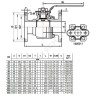 Кран шаровой нерж Ду 100 Ру16 фл L=190мм под электропривод с рукояткой ISO F07/F10 полнопроходной Benarmo