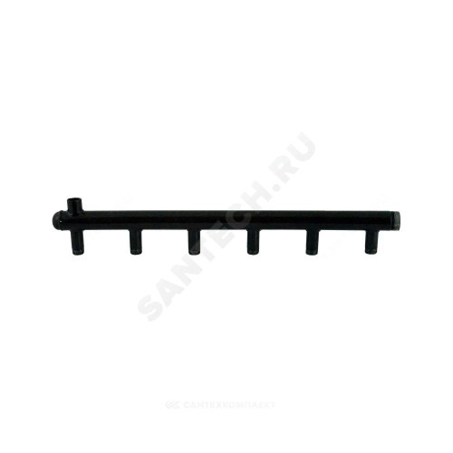 Коллектор сталь Ду 25 3/4" НР на 9 вых 1/2" НР м/о 100мм Элит-Металл 1051-ст