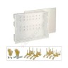 Шкаф коллекторный встраиваемый пластик ШРВ R595 370х90х300мм Giacomini R595AY001