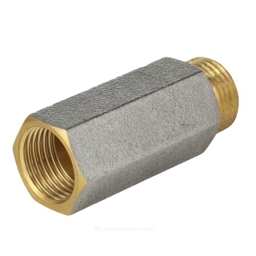 Удлинитель латунь никель Ду 15 (1/2") L=10мм ВР/НР Aquasfera 9038-01