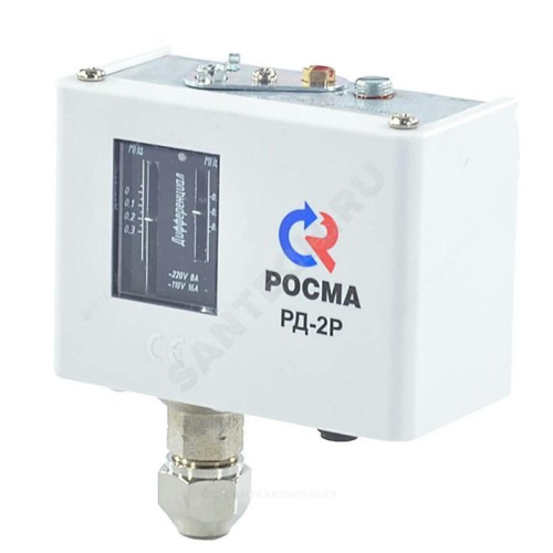 Реле давления РД-2Р -0.07-0.6МПа G1/4" IP44 110C Росма 00000004007