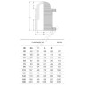 Заглушка электросварная ПЭ100 Дн 160 Ру16 SDR11 EUROSTANDARD 2136160160