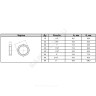 Контргайка чугун оц Ду 32 (1 1/4") Fittex PLUS