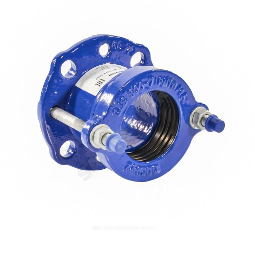 Муфта чугун соединительная Ду 150 (Дн 159-182) Ру10/16 ПФРК Benarmo 1