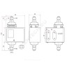 Реле давления РДД-2Р 0.5-2бар G1/4" 220В 110C Росма 00000004012