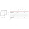 Угольник латунь никель Ду 20 (3/4") ВР/ВР VALFEX VF.090.N.034