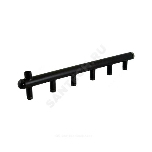 Коллектор сталь Ду 40 1 1/4" НР на 8 вых 3/4" НР м/о 100мм Элит-Металл 3281-ст