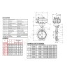 Затвор дисковый поворотный чугун VPI4448R-N04EP Ду 300 Ру16 межфл с электроприводом 380В диск чугун манжета EPDM Tecofi VPI4448R-N04EP0300