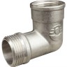 Угольник латунь никель переходной Ду 15 (1/2") ВР/НР VALFEX VF.092.N.012