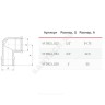 Угольник латунь переходной Ду 15 (1/2") ВР/НР VALFEX VF.092.L.012