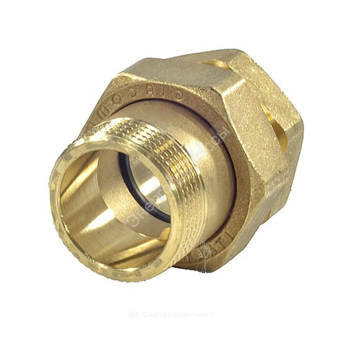 Соединитель латунь американка Ду 32 (1 1/4") прямой ВР/НР R18SP Giacomini R18SPY006