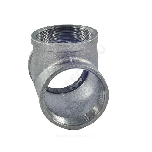 Тройник прямой чугун Ду 15 (1/2") ВР/ВР Fittex PLUS