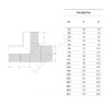 Тройник спигот ПЭ100 Дн 75 Ру16 SDR11 EUROSTANDARD 2020160075