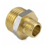 Ниппель латунь никель переходной Ду 50х40 (2"х1 1/2") НР 9023 ГОСТ 32585-2013 Aquasfera 9023-14