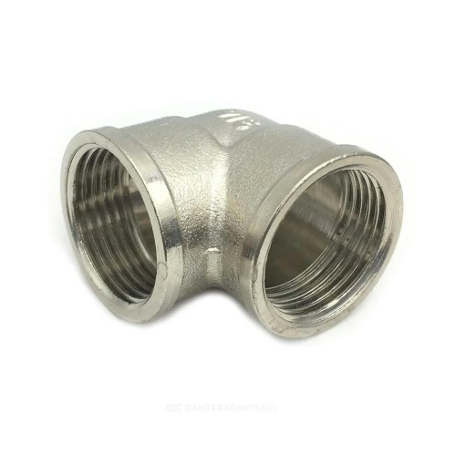 Угольник латунь никель Ду 40 (1 1/2") ВР/ВР SantechSystems
