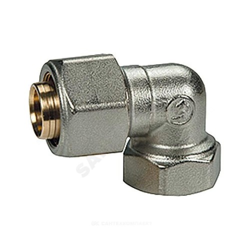 Угольник МП латунь обжим Дн 16х3/4"х90гр ВР R563AM Giacomini R563MX060