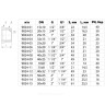 Футорка латунь никель Ду 25х15 (1"х1/2") НР/ВР 9024 ГОСТ 32585-2013 Aquasfera 9024-03