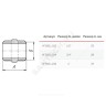 Ниппель латунь Ду 25 (1") НР VALFEX VF.582.L.100