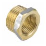 Футорка латунь никель Ду 25х20 (1"х3/4") НР/ВР 9024 ГОСТ 32585-2013 Aquasfera 9024-05