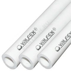 Труба PP-R белая Дн 160х26,6 Ру20 SDR6 L=4м VALFEX 10102160