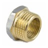 Футорка латунь никель Ду 32х20 (1 1/4"х3/4") НР/ВР 9024 ГОСТ 32585-2013 Aquasfera 9024-06
