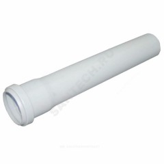 Труба PP-H с раструбом белая HT HTEMw Дн 32х1,8 б/нап L=0,5м в/к Ostendorf 559020