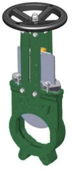 Задвижка шиберная чугун межфл VGB3400-001 Tecofi